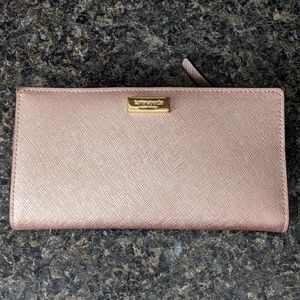 Kate Spade rose gold wallet
